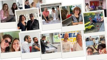 Photos de plusieurs binômes lors du DuoDay